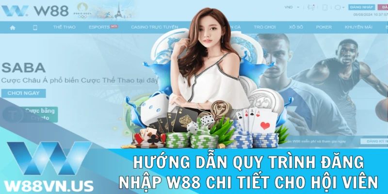 Quy Trình Đăng Nhập W88: Truy Cập Dễ Dàng Và Nhanh Chóng 1 Hướng dẫn quy trình đăng nhập W88 chi tiết cho hội viên