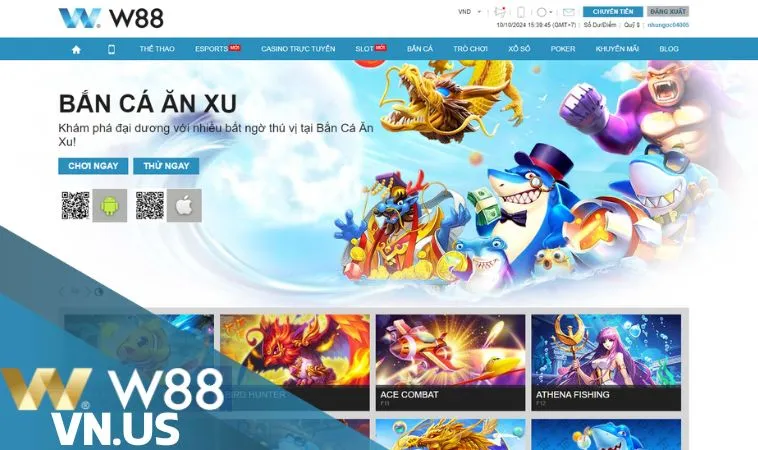 Sức hút khó chối từ của Bắn Cá Ăn Xu W88 Sức hút khó chối từ của Bắn Cá Ăn Xu W88